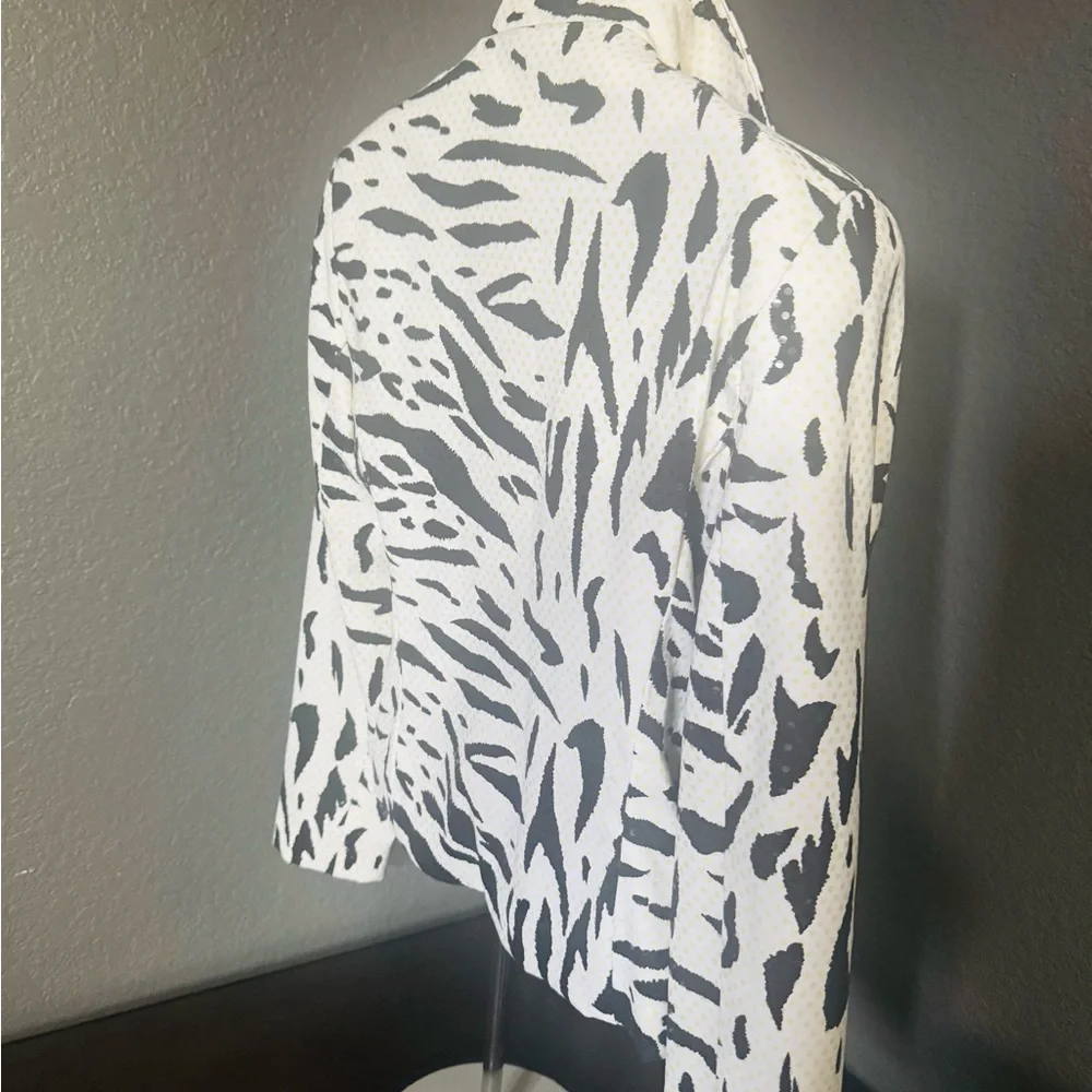 Vintage Zebra Print Jacket with Sequins - Picture 3 of 7